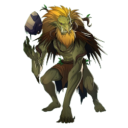 SPLINTERLANDS - FENMOOR WOOD TROLL AN EARTH MONSTER WITH WINGBREAK, BLIND AND HEADWINDS