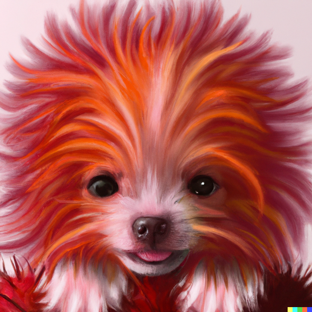 DALL·E 2022-08-03 21.21.35 - Rambutan haired puppy, digital art.png