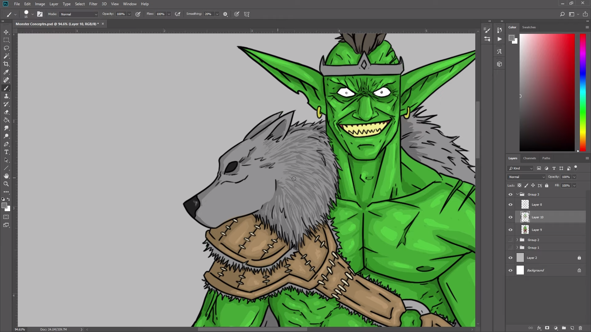 SPEEDDRAWING GOBLINLORD 1258 screenshot.png