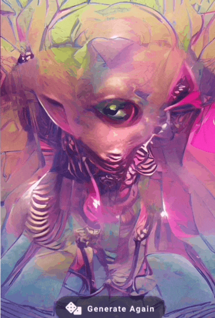 TrinityArt Alien AI Generative Art - Mini Me Alien Armee 20.gif