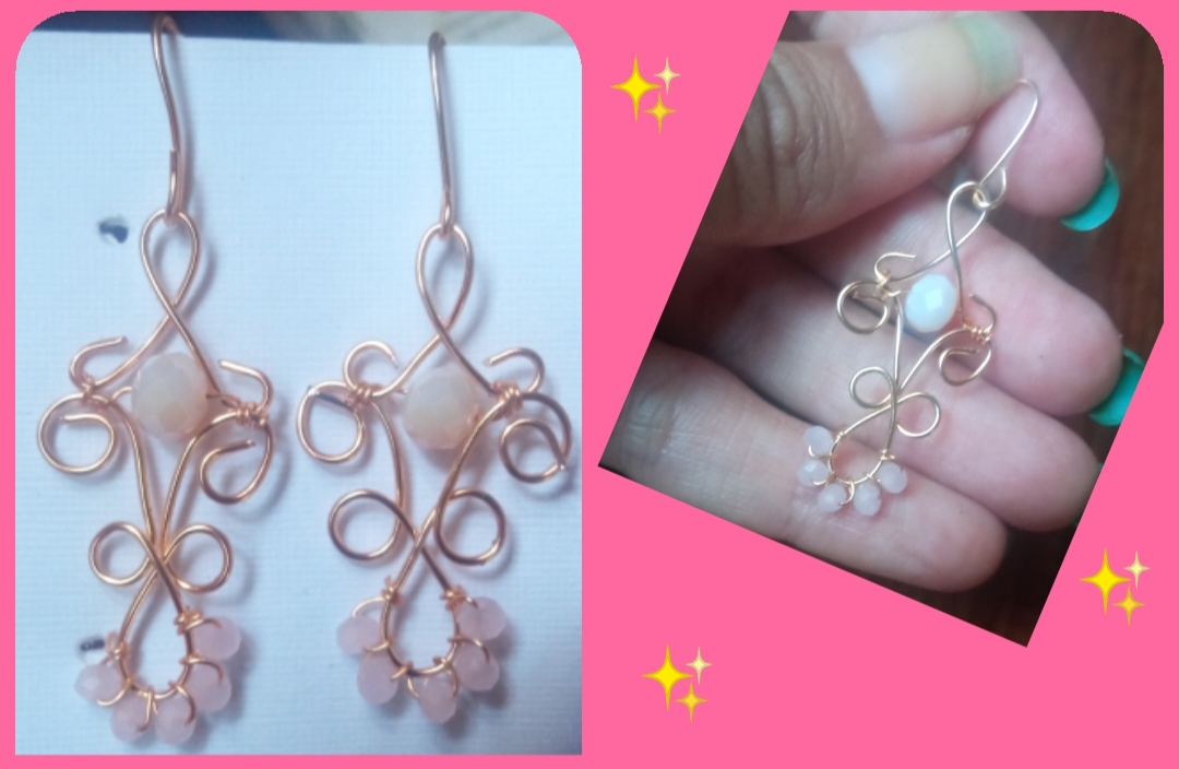 How to make wire earrings step by step