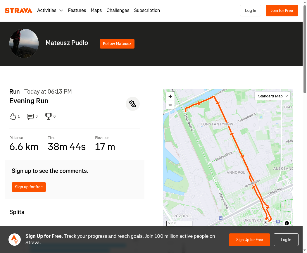 Evening Run