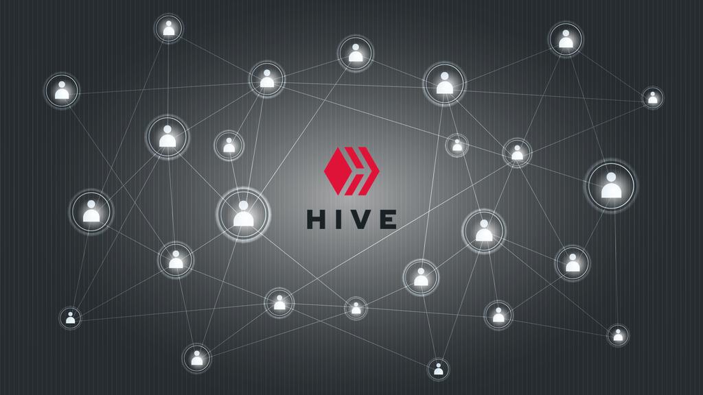 Banner depicting the decentralised Hive network that allows Hive Backed Dollars (HBD) to operate.
