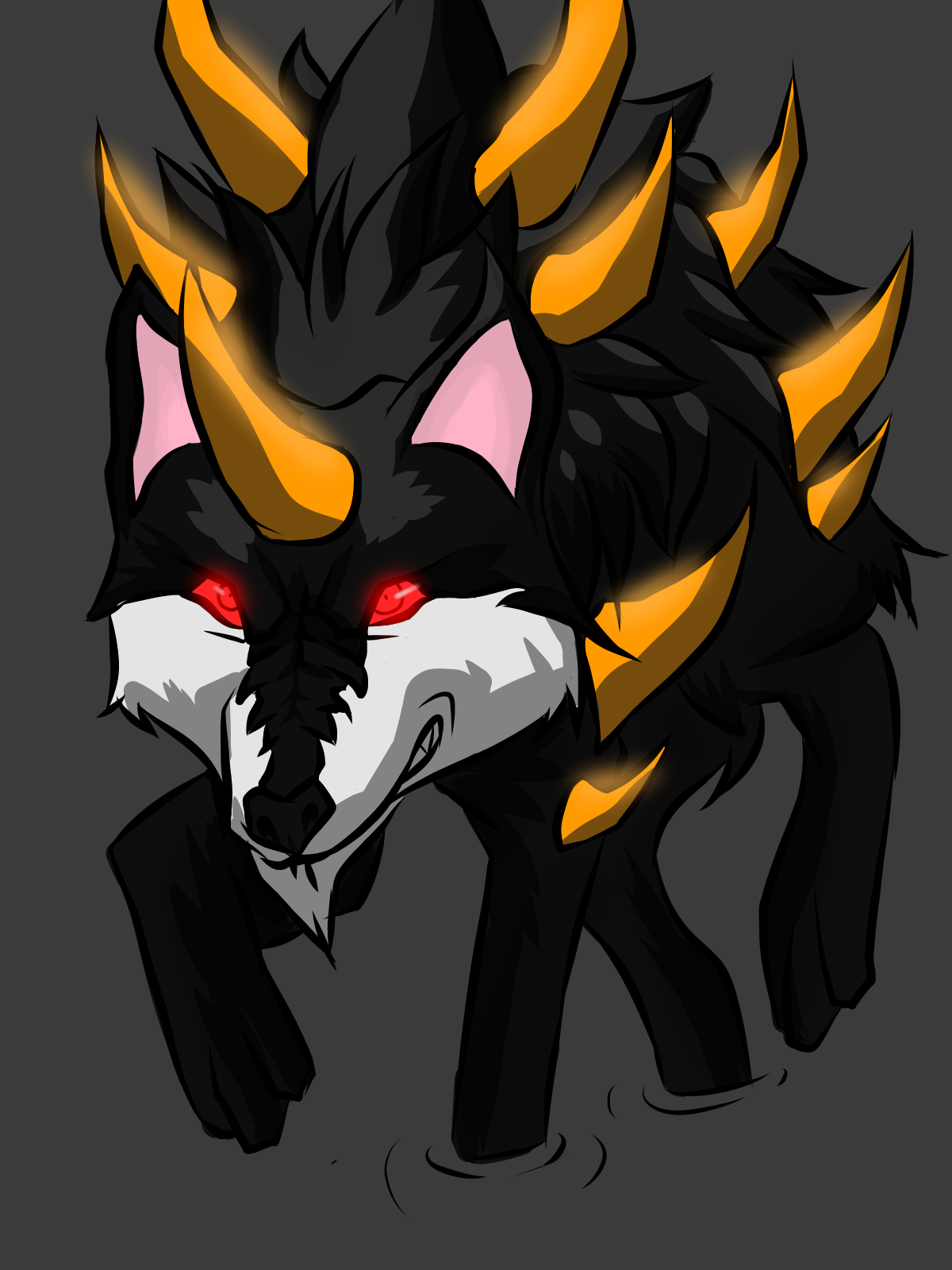 Spine Back Wolf - Light Glows.png