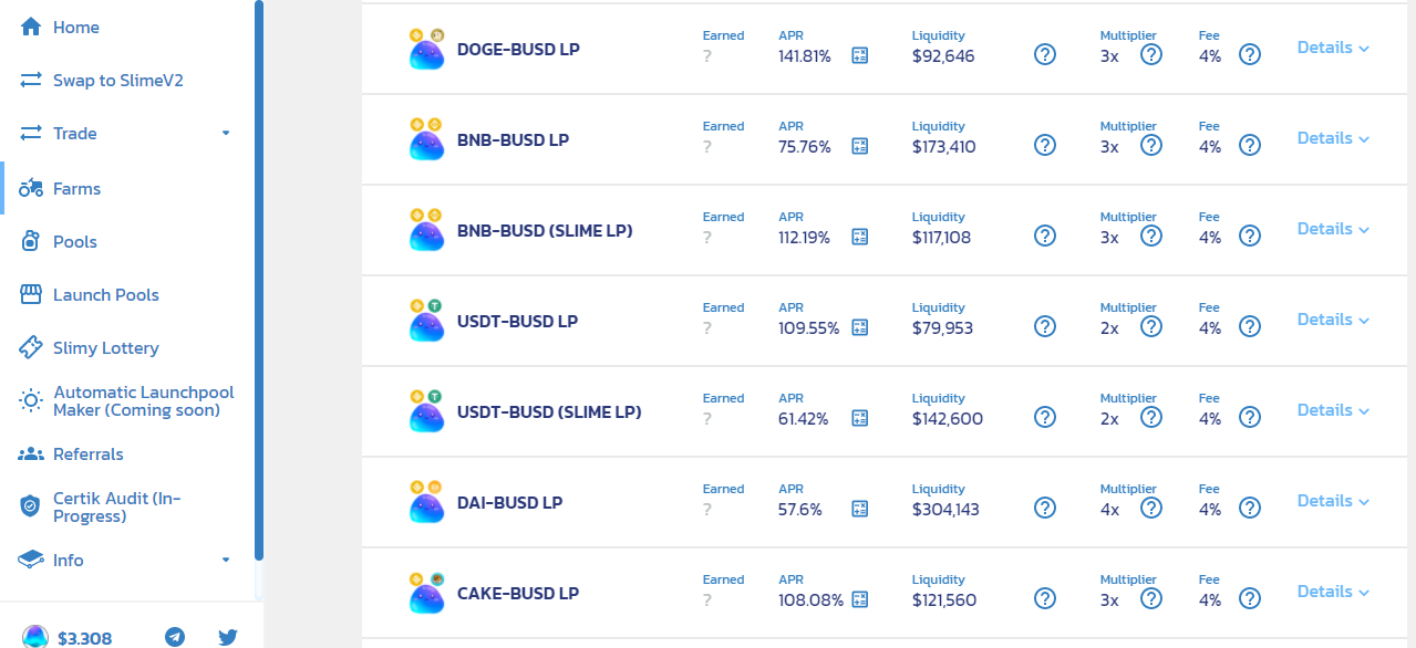 Stable Coin Slime Finance