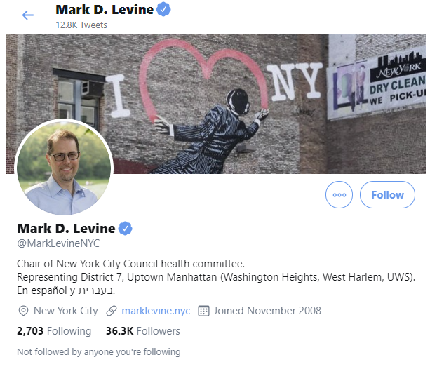 NYC council health Mark Levine.PNG