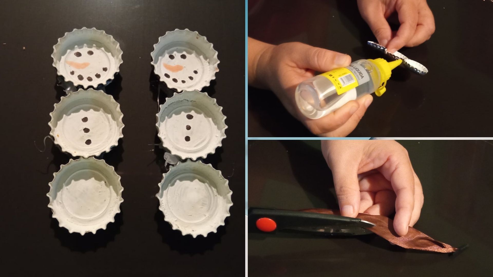 Muñecos de nieve hechos con chapas de refresco (2).jpg