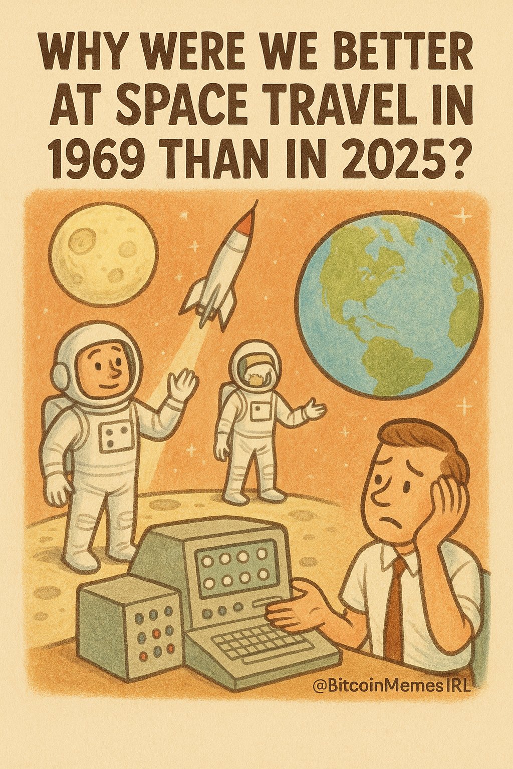Are we really supposed to believe that in 1969 the US landed a man on the moon ?