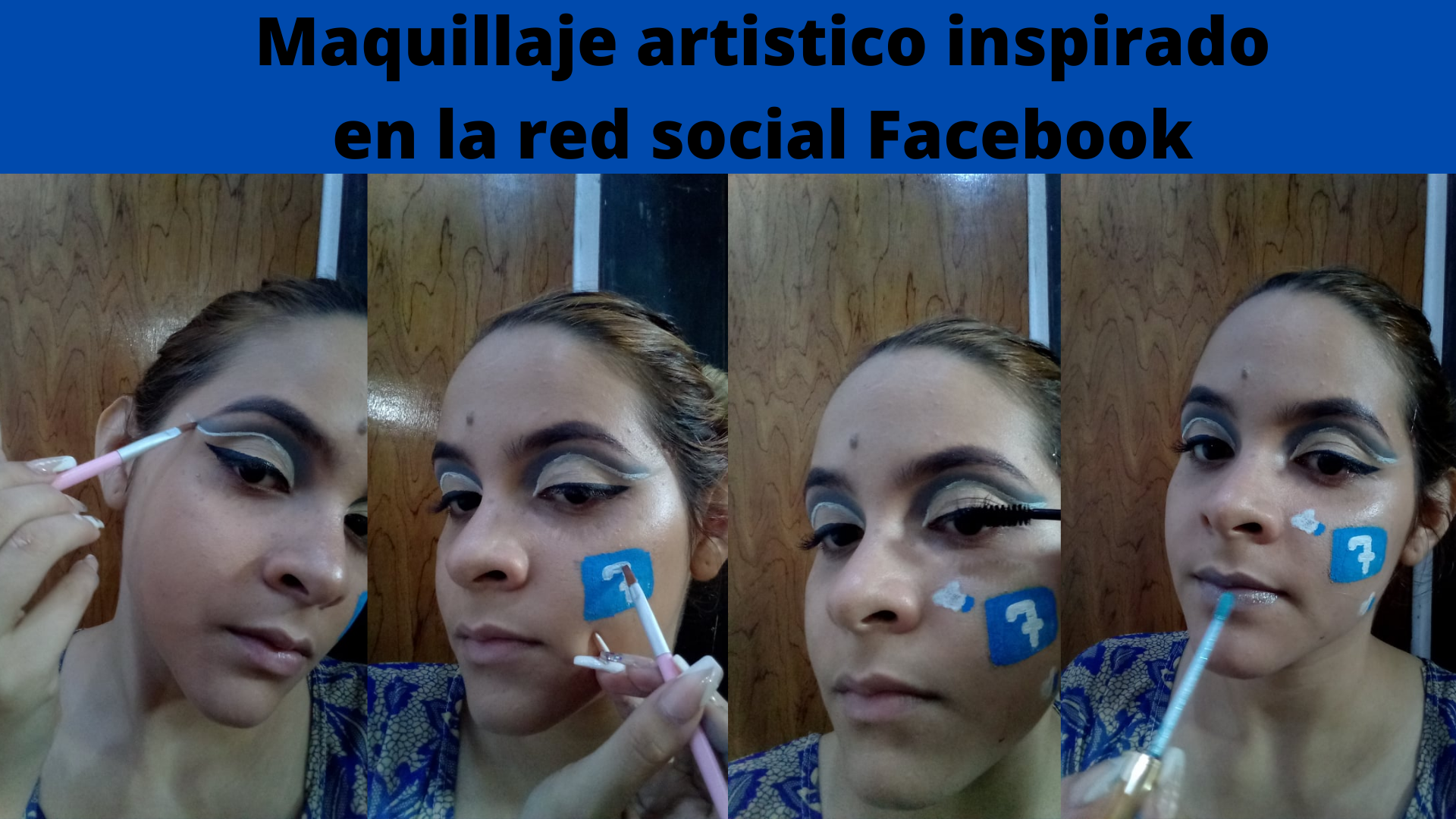 Maquillaje artistico inspirado en la red social Facebook (3).png