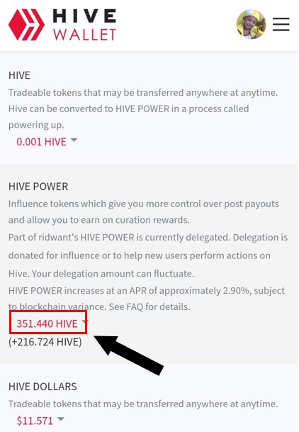 Completion of TASK 2 Learning the Hive Token and How to Activate It.jpg