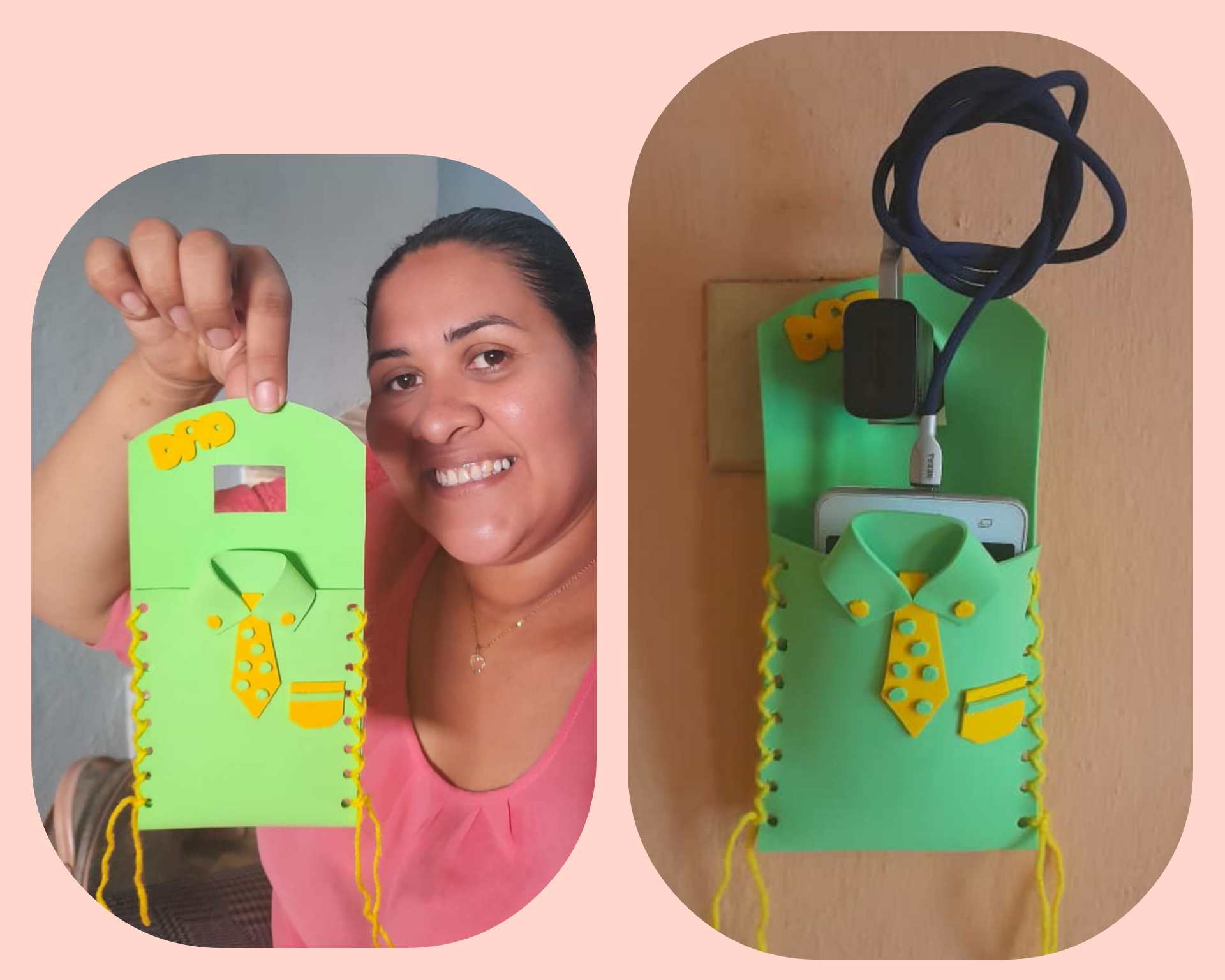 ENG/ESP] Beautiful charger holder to give as a gift on Father's Day ||  Hermoso porta-cargador para obsequiar el dia del Padre!!! [TUTORIAL] — Hive