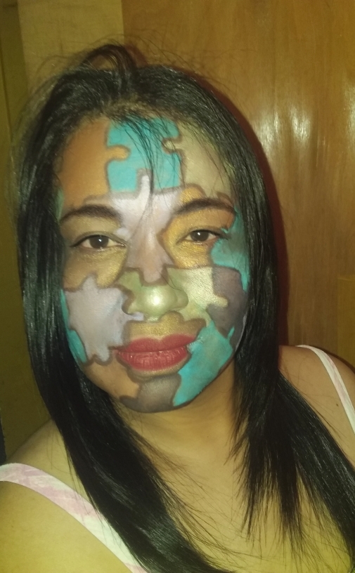 Puzzle Themed Makeup????!Maquillaje Con Temática De Rompecabezas????! By  Danhyelita24 — Hive