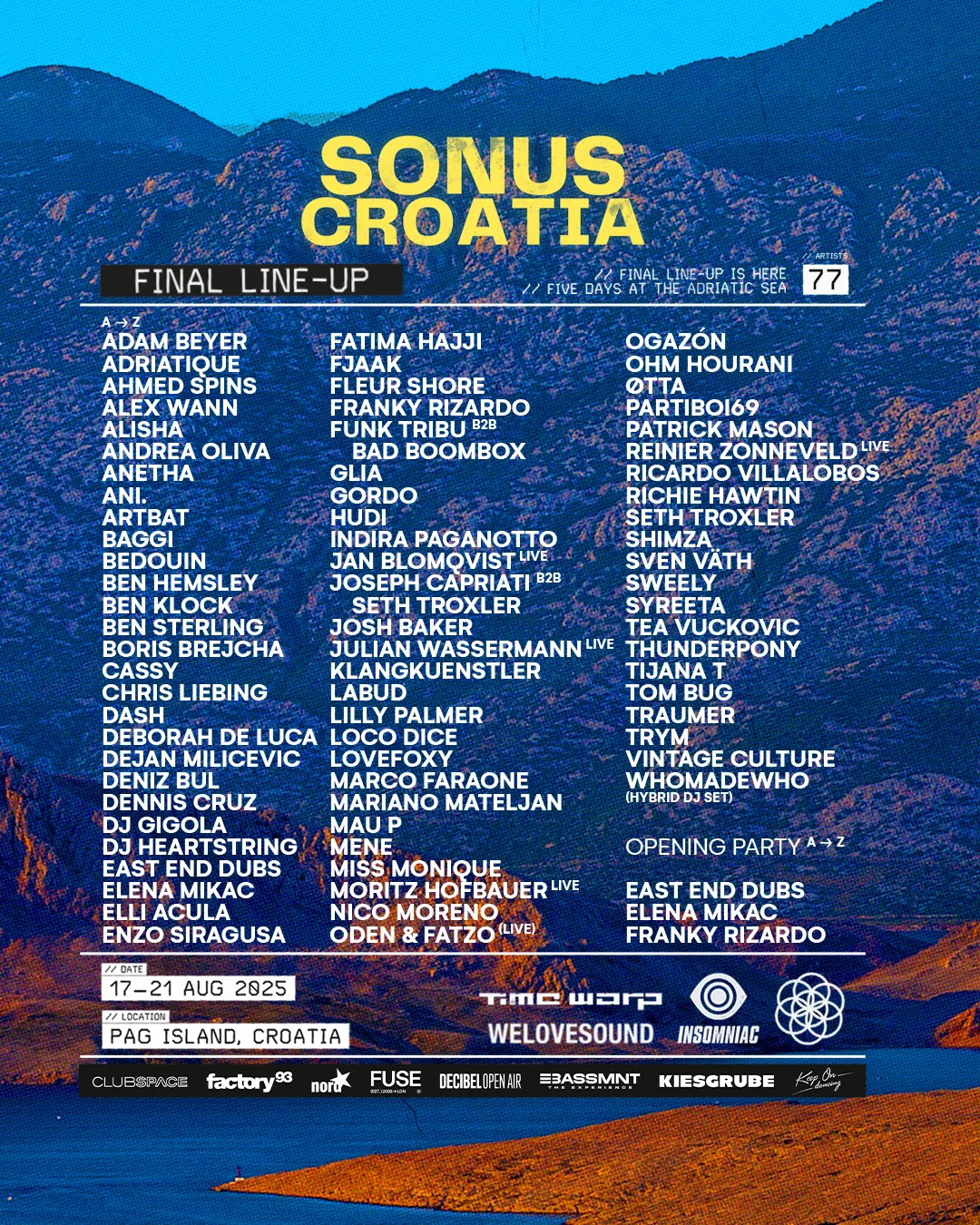 Sonus Croatia 2025