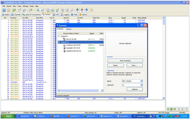 Figure 6. Select Channel 11 to capture packets.jpg