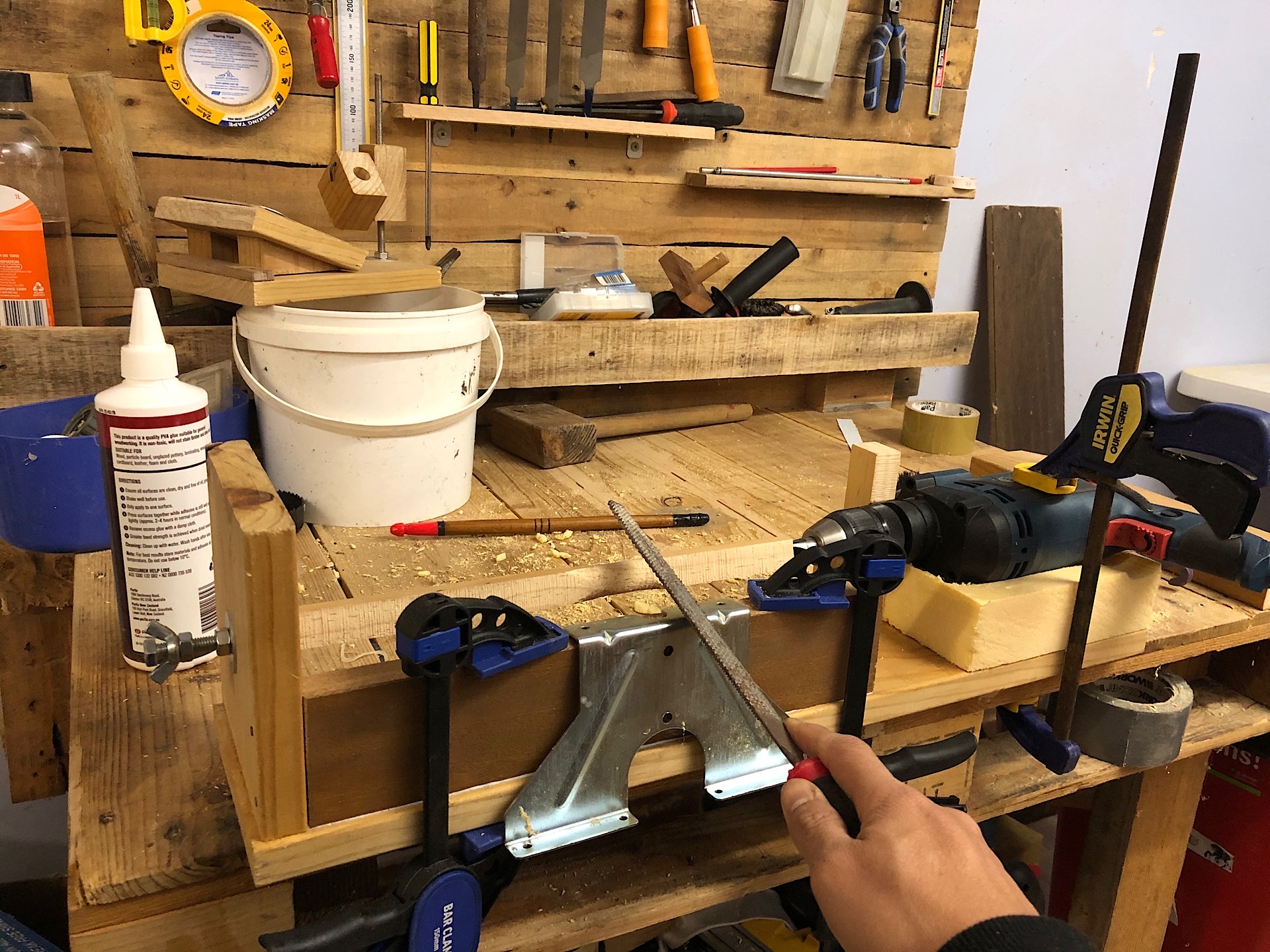 Making a Blackfish fishing float with a homemade lathe — Hive