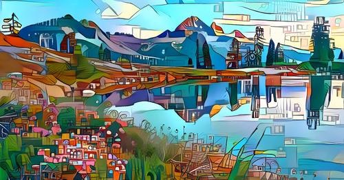 mountain and river pop art.jpg