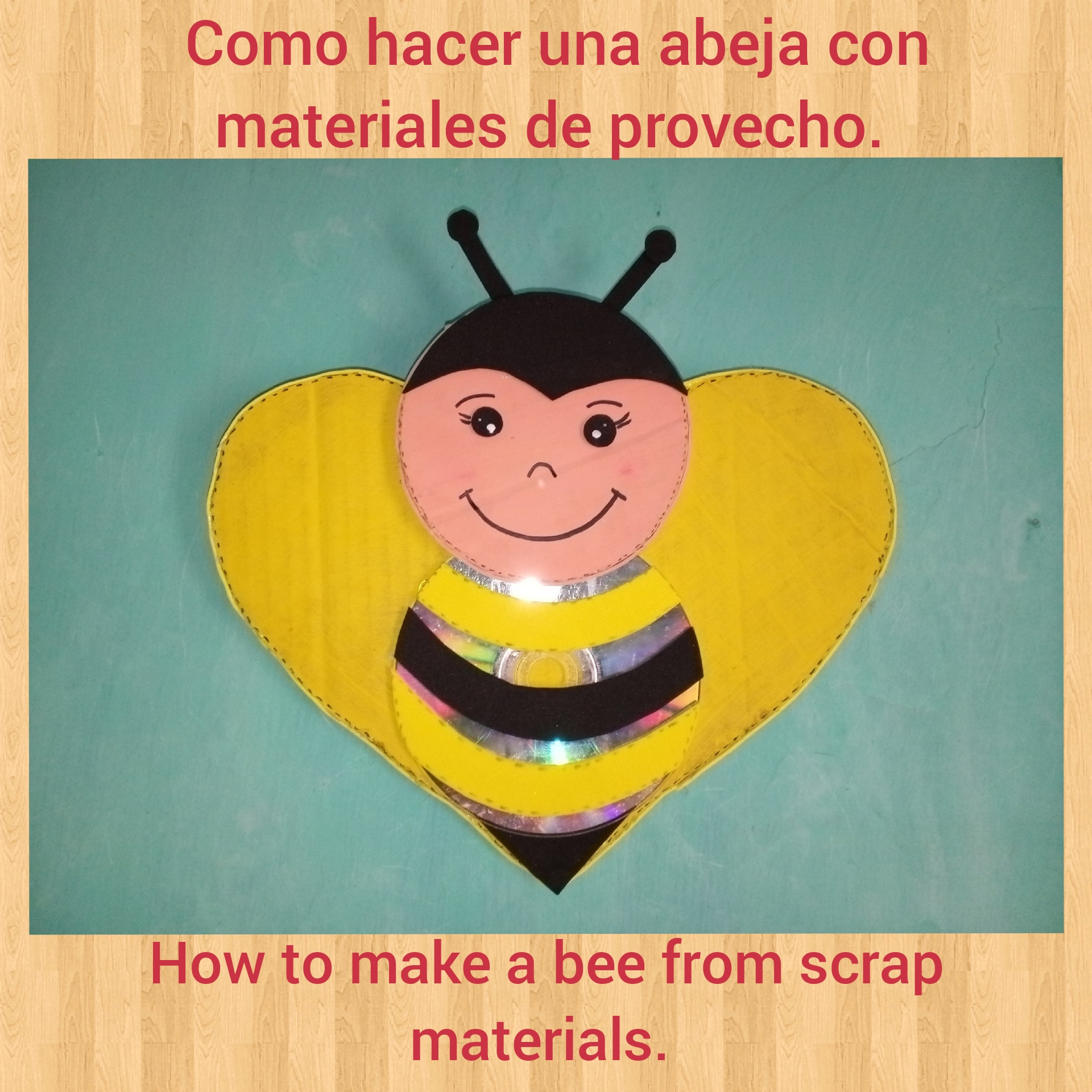 Cómo hacer alas de abeja con goma eva paso a paso y fácilmente