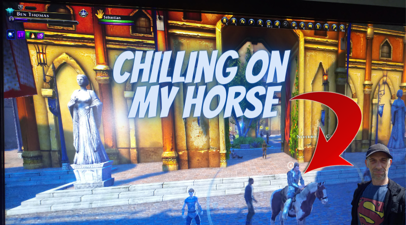 Chilling on my Horse.png