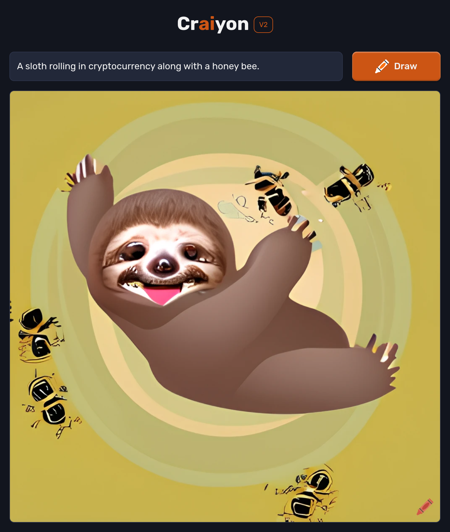 craiyon_175332_A_sloth_rolling_in_cryptocurrency_along_with_a_honey_bee_.png