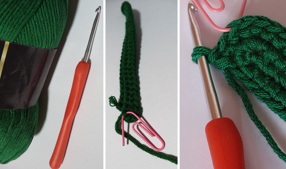 Tejido a crochet #21: Cartuchera en 2 dimensiones / 2-dimensional cartridge  case — Hive