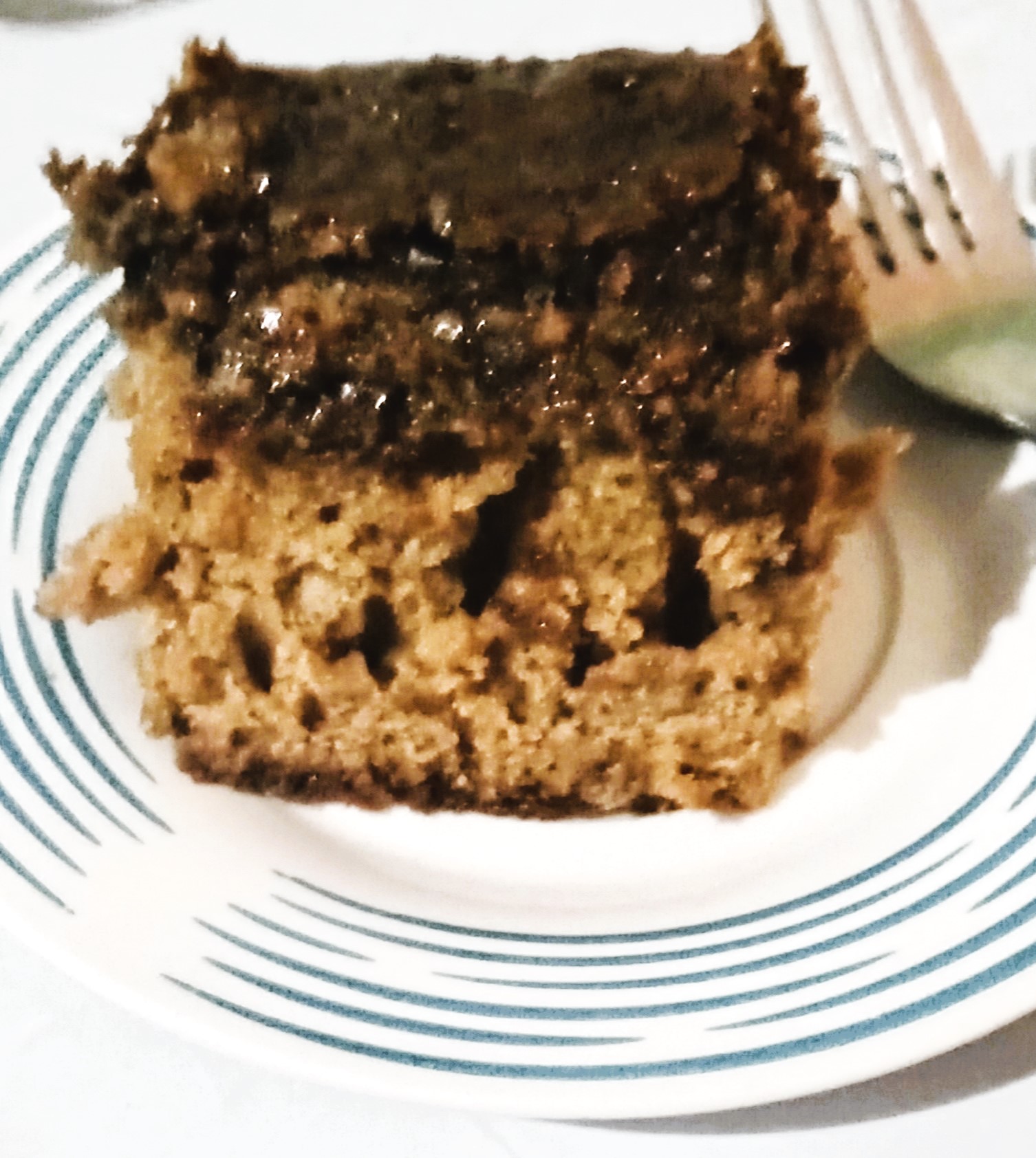 TORTA DE CACAO, CON AVENA Y RON./COCOA CAKE, WITH OATMEAL AND RUM.