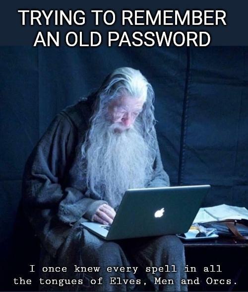 Damn Passwords...