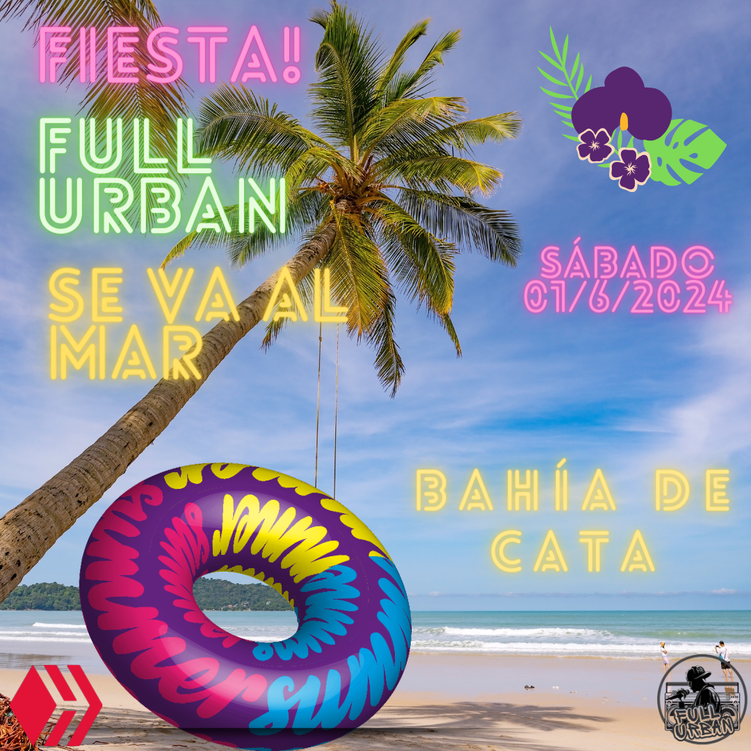 Instagram invitación fiesta verano colorido tropical amarillo azul morado (2).png