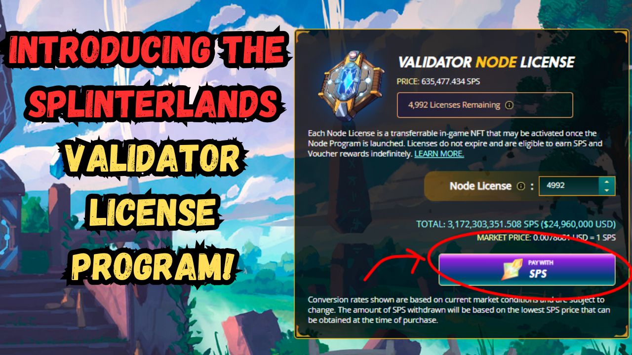 Introducing the Splinterlands Validator License program! {Splinterlands Community Engagement Challenge}