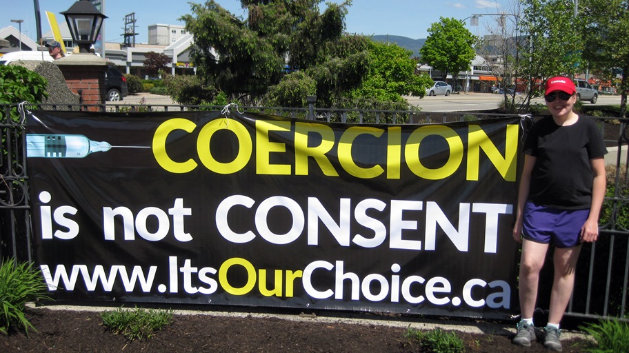 Coercion Is Not Consent Banner Sign Polson Park.JPG