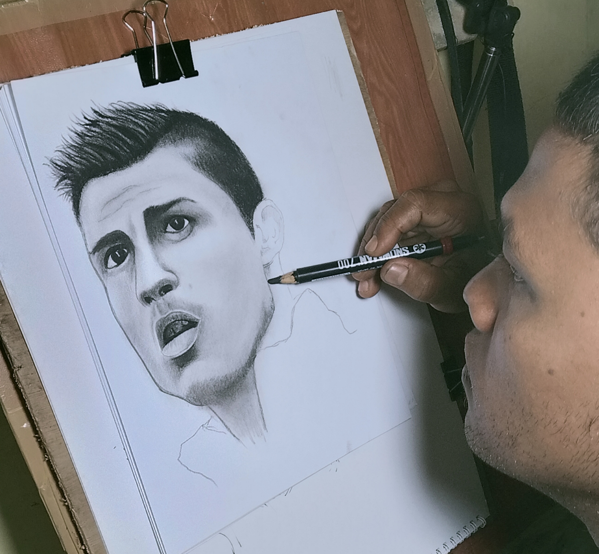 How to draw Cristiano Ronaldo | Step by Step Outline Tutorial for beginners  - YouTube