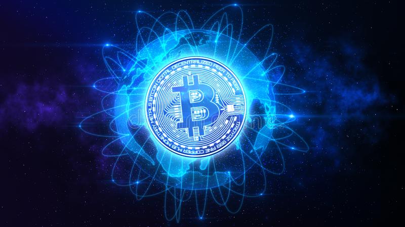 bitcoin-connected-over-world-blockchain-technology-d-rendering-141845828.jpg