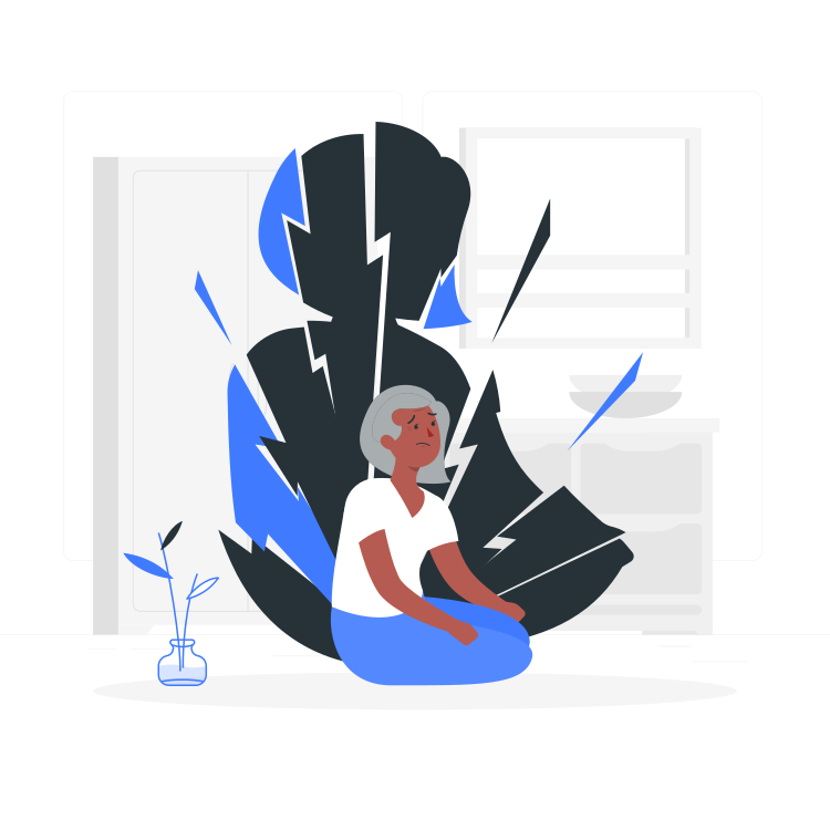 Post-traumatic stress disorder Customizable Flat Illustrations _ Rafiki Style.png