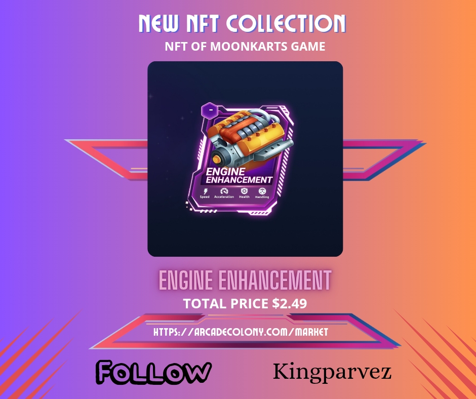 How to buy Moonkarts NFT Engine Enhancement.