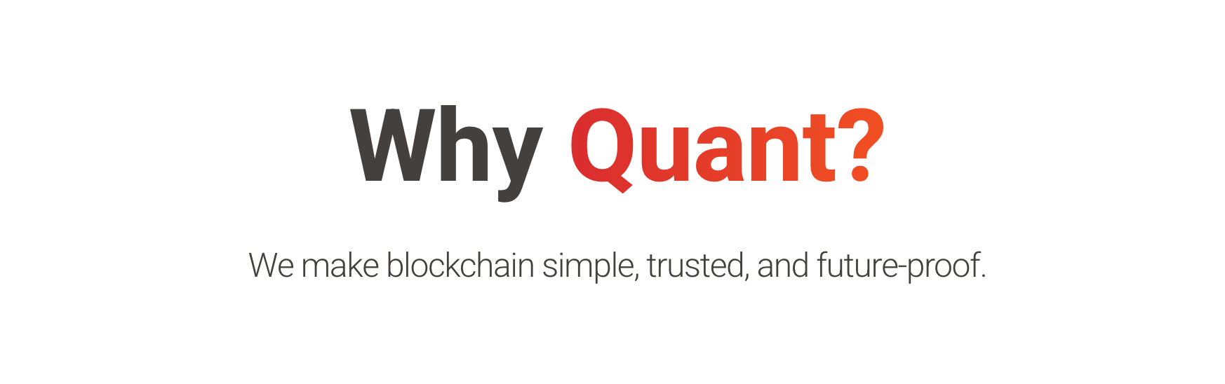 “Why Quant” banner.