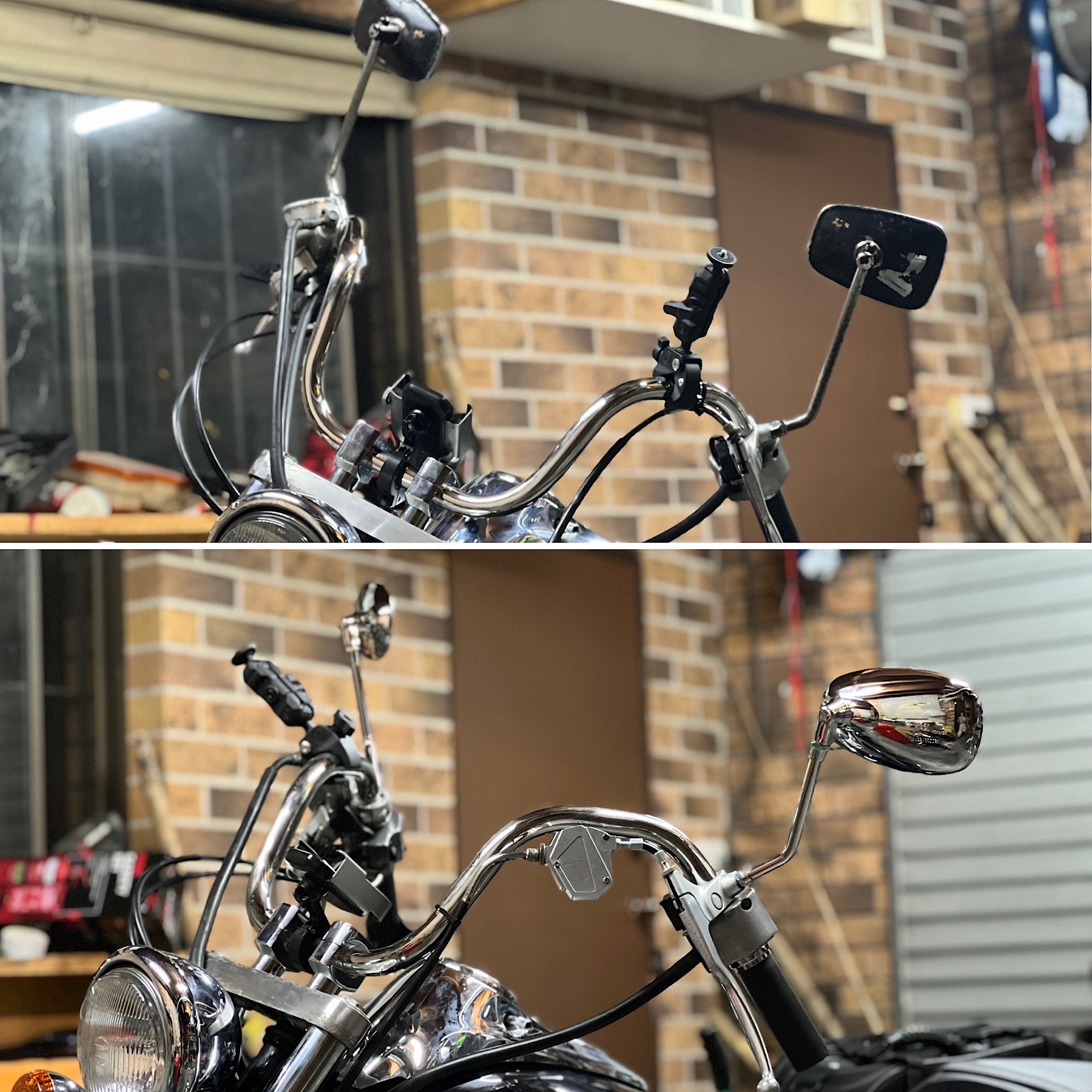 Chrome rearview mirrors replacement