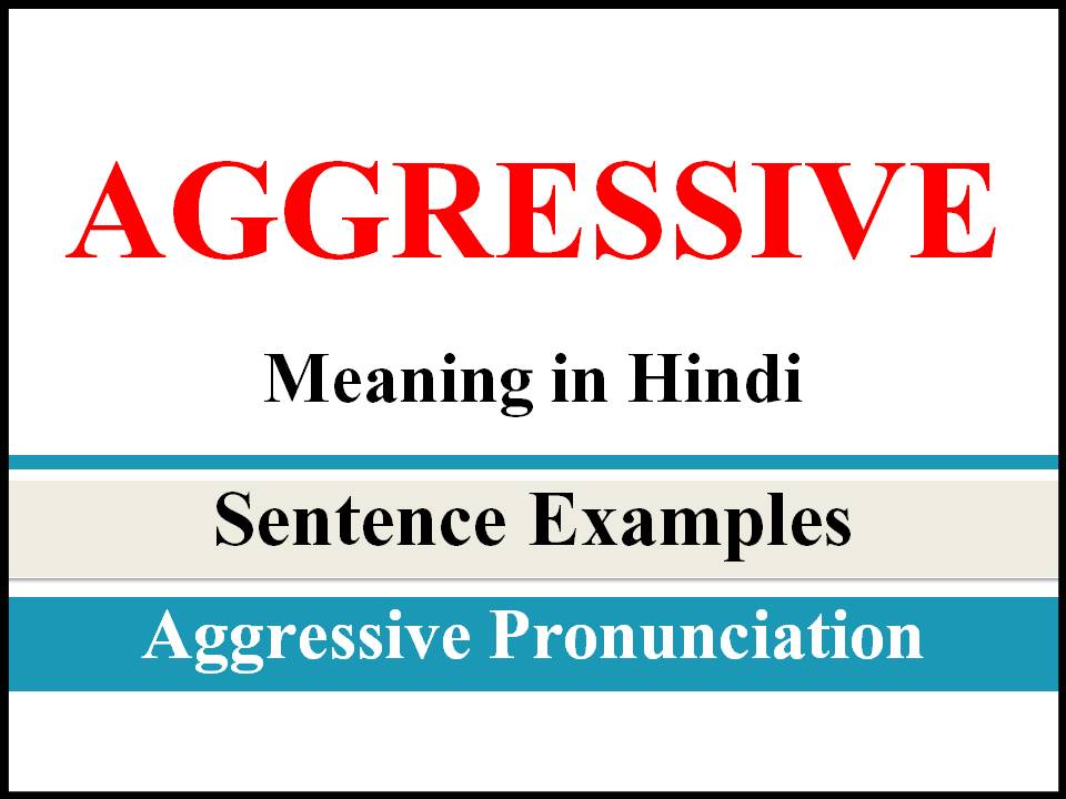 Aggressive Meaning in Hindi Aggressive sentence examples How to use Aggressive in Hindi.JPG