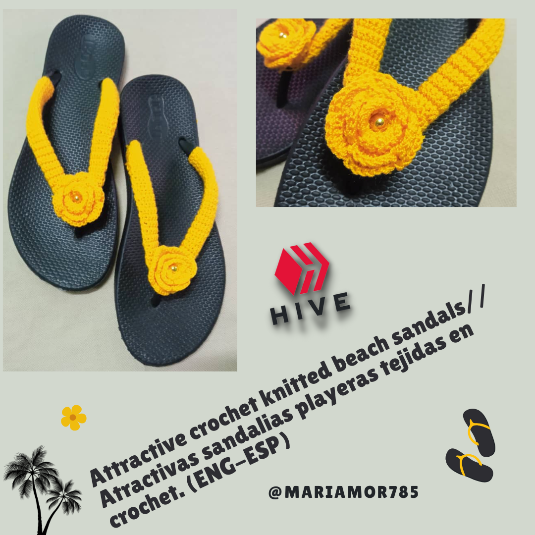 Attractive crochet knitted beach sandals.png