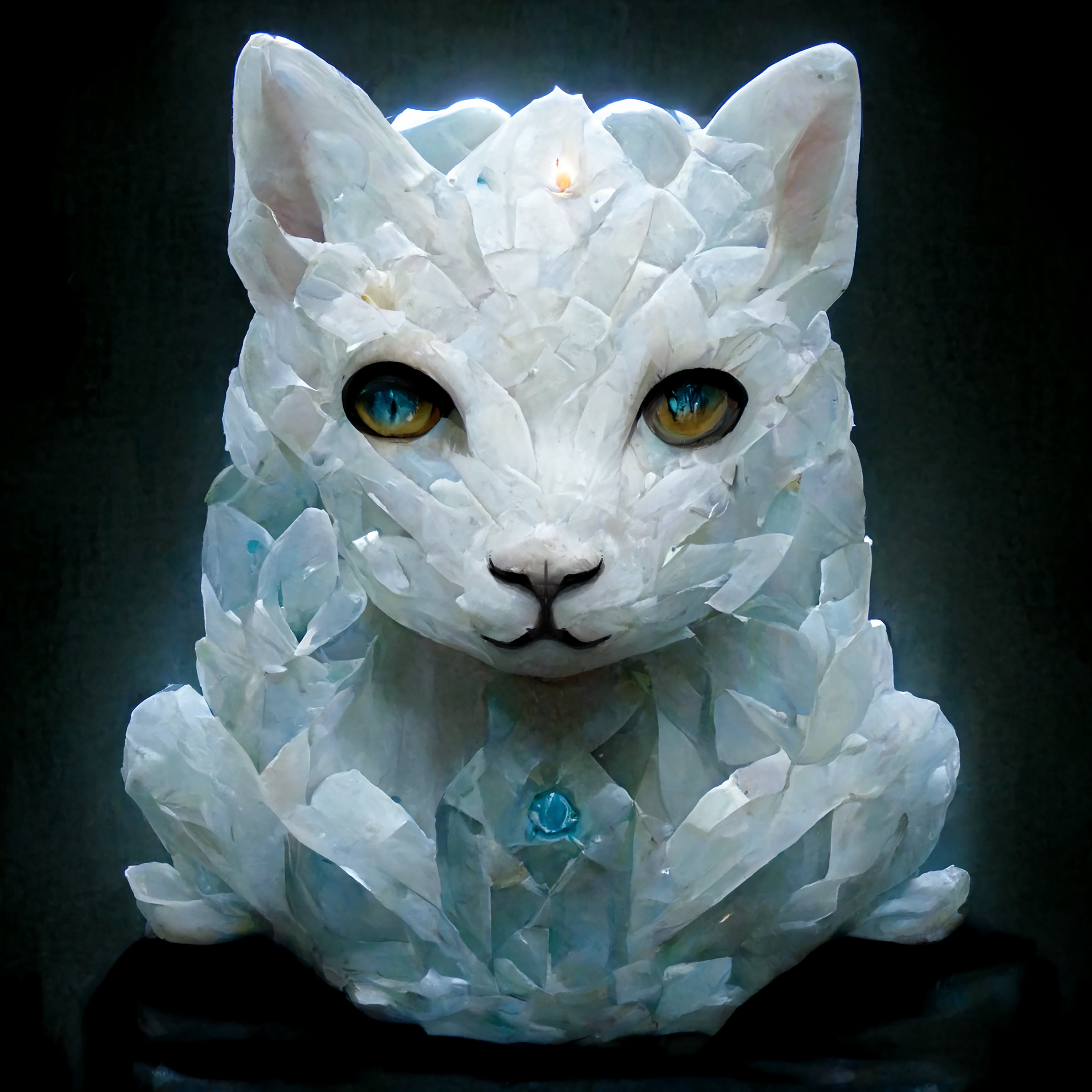 Xilverio_white_cat_made_of_crystal_c20860ff-16d1-4cf0-a79f-55a392c1f353.png