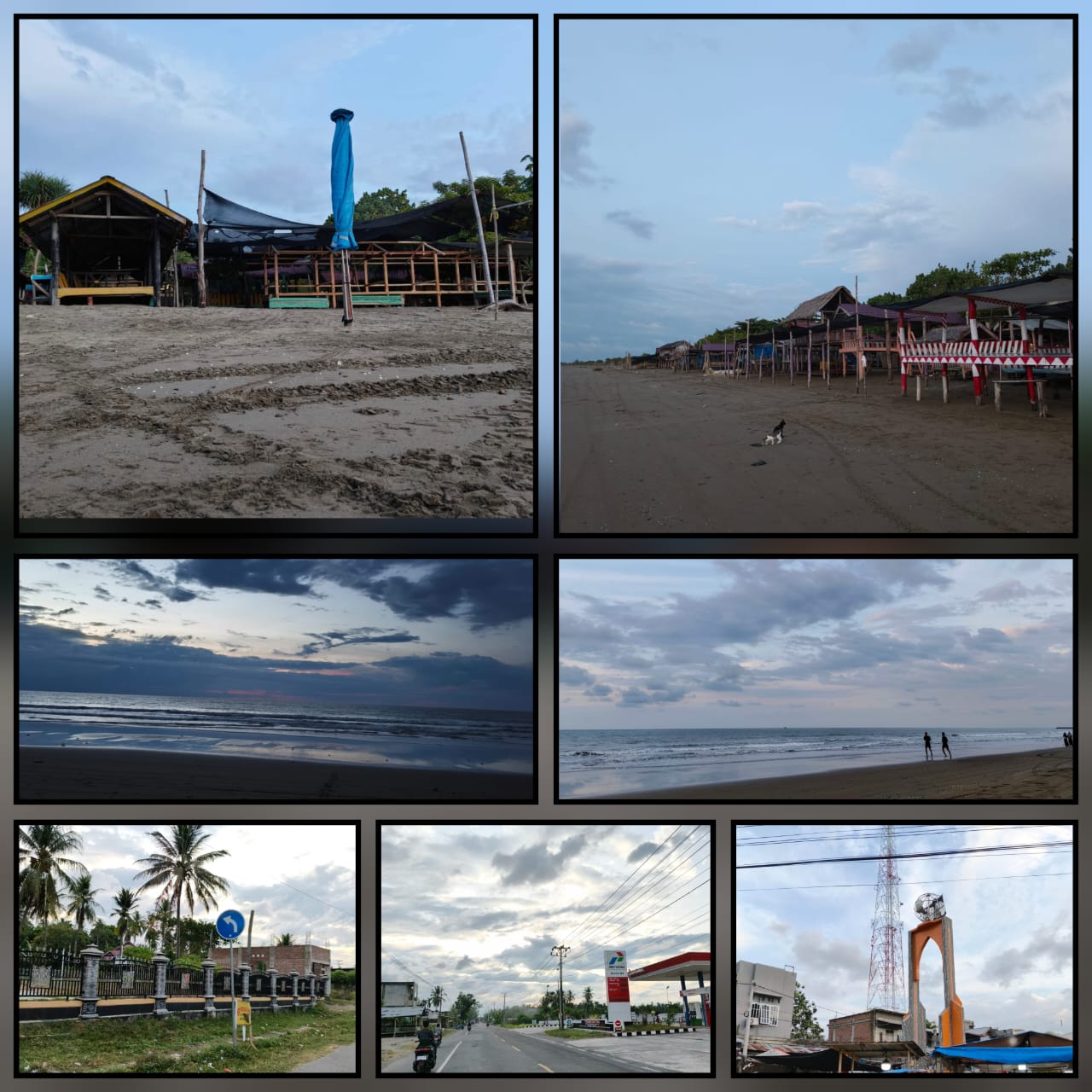 The beauty of Ujong Seuke Beach, Peudada, Bireuen, Aceh.