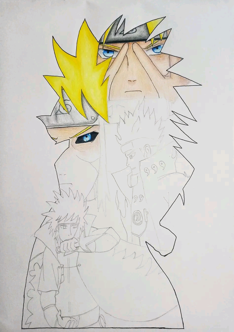Minato Namikaze drawing | Naruto Amino