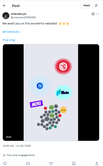 (2) omarzam_sw on X_ _We await you on this wonderful website3 ✨✨✨ hiveblocks https___t.co_IGmVuy9RT7 https___t.co_FUe69bblqa_ _ X - Google Chrome 25_06_2025 10_55_29 a. m..png