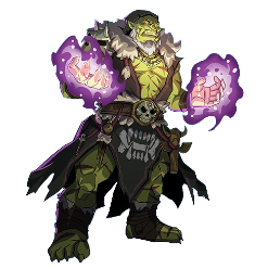 SPLINTERLANDS - ZARGRUL (Orc) A LEGENDARY WATER MONSTER WITH TAUNT AND EXPOSE