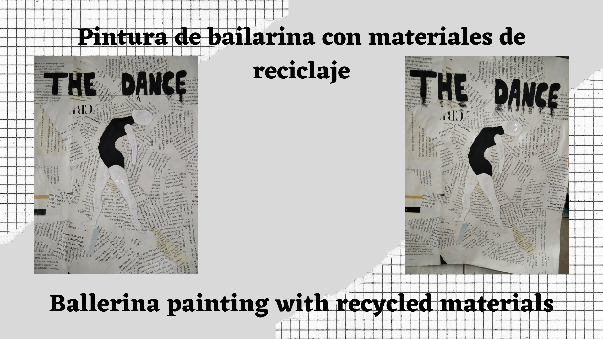 Pintura de bailarina con materiales de reciclaje.png