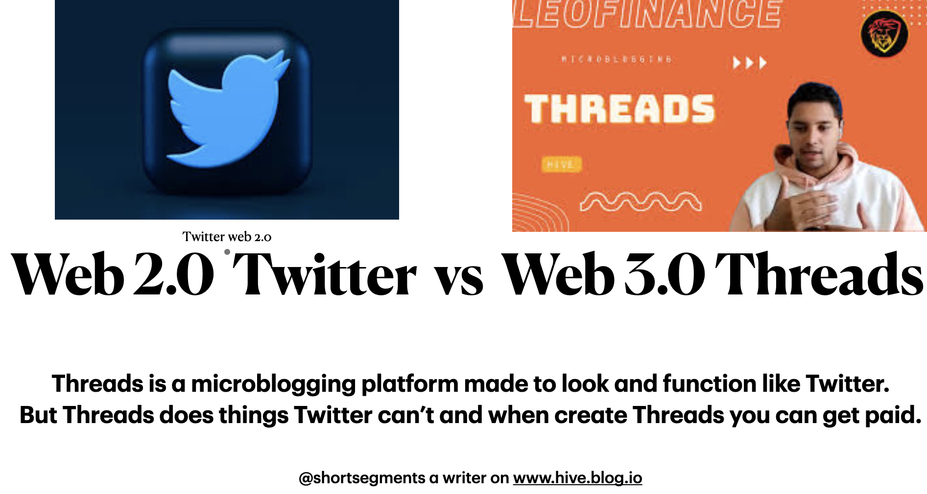 @shortsegments/comparing-web-2-0-twitter-tweets-to-web-3-0-leofinance-threads