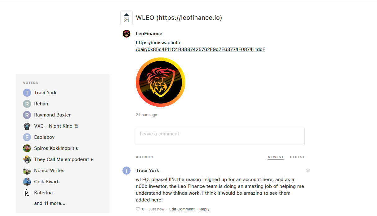 Screenshot_20200924 WLEO https leofinance io Voters Blockfolio.png