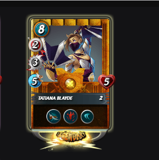 GOT MY FIRST EVER LEGENDARY GOLD FOIL GLADIUS CARD TATIANA BLAYDE FROM 10X GLADIUS PACKS  -  SPLINTERLANDS SOCIAL MEDIA CHALLENGE