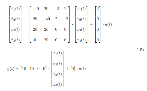 State Space Model and System Transfer Functions — Hive