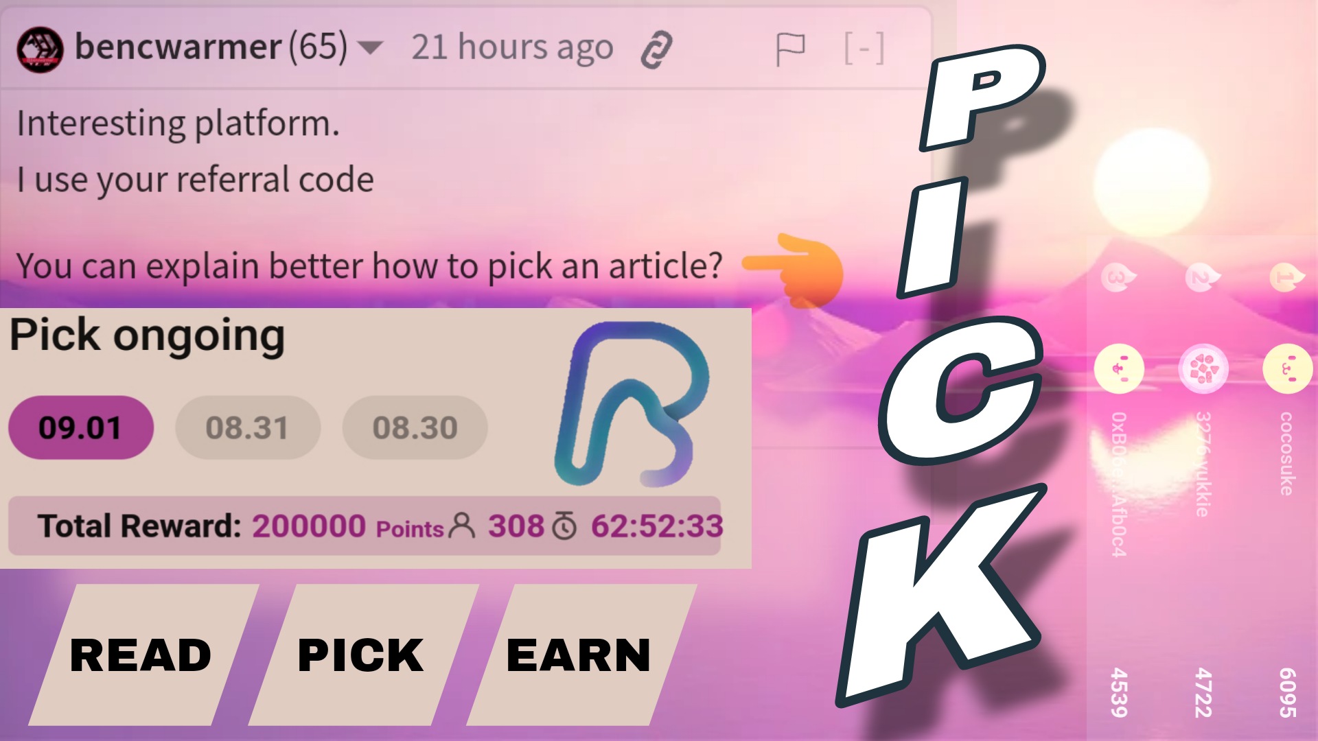 ReadON DAO application - PICK READ EARN.jpg