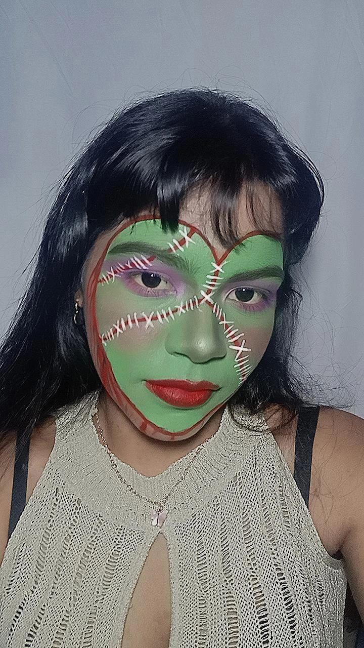 frankenstein inspired makeup with heart design — Hive frankenstein inspired makeup with heart design — Hive