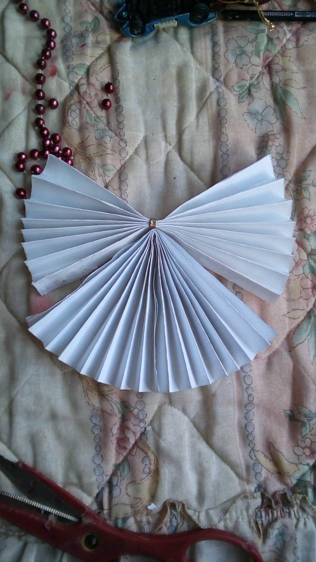 Pleated Paper Angel Ornament